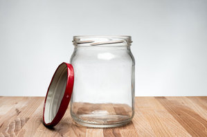 how to organize your storage shed - Use Empty Jars