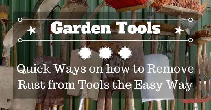 how to remove rust from tools